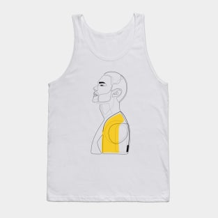 Suited in Mustard Tank Top